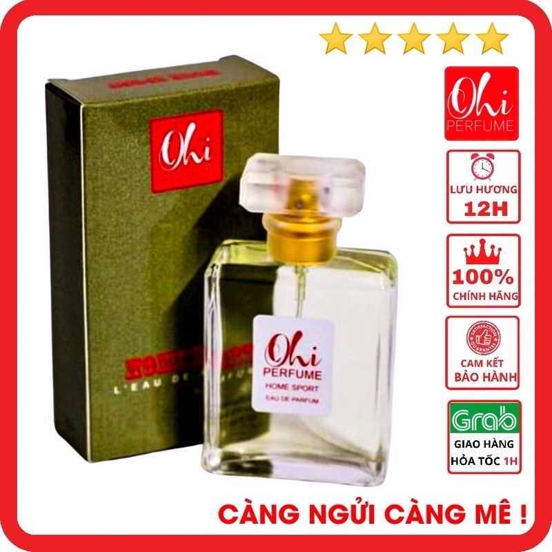 Nước Hoa Nam Thơm Lâu - Ohi Home Sport 50ml - Mùi Hương Sang Chảnh Quyến Rũ Phụ Nữ - Nước Hoa Có Mùi Hương Đẳng Cấp