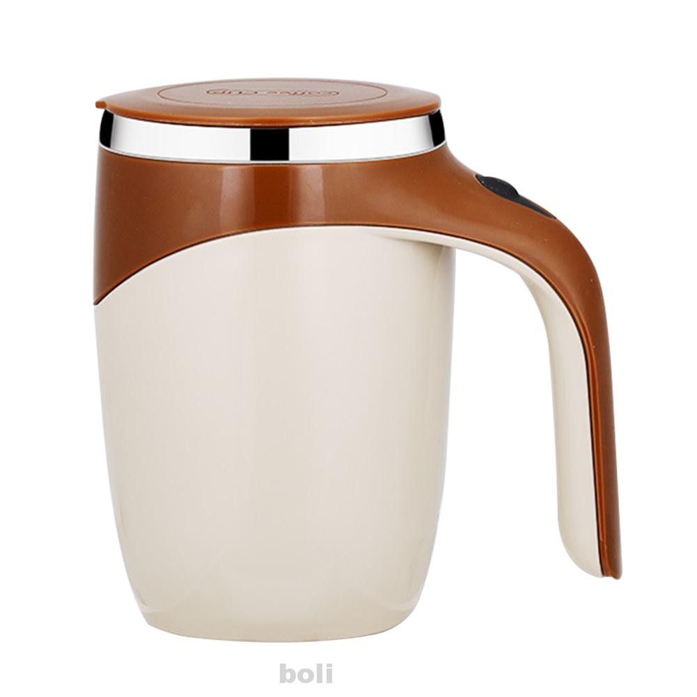 Drinkware Gift Smart Coffee Insulated Stainless Steel Chocolate Cocoa Hot Drink Mixer Mocha Self Stirring Mug