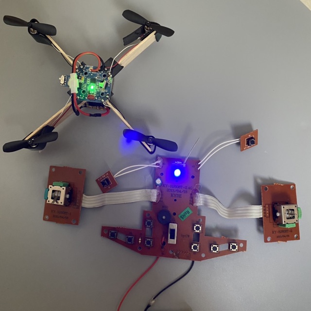 Tự lắp ráp máy bay điều khiển mini quad drone, flycam & tay tx tự thực hành. Loại dùng pin 1s 3.7vol