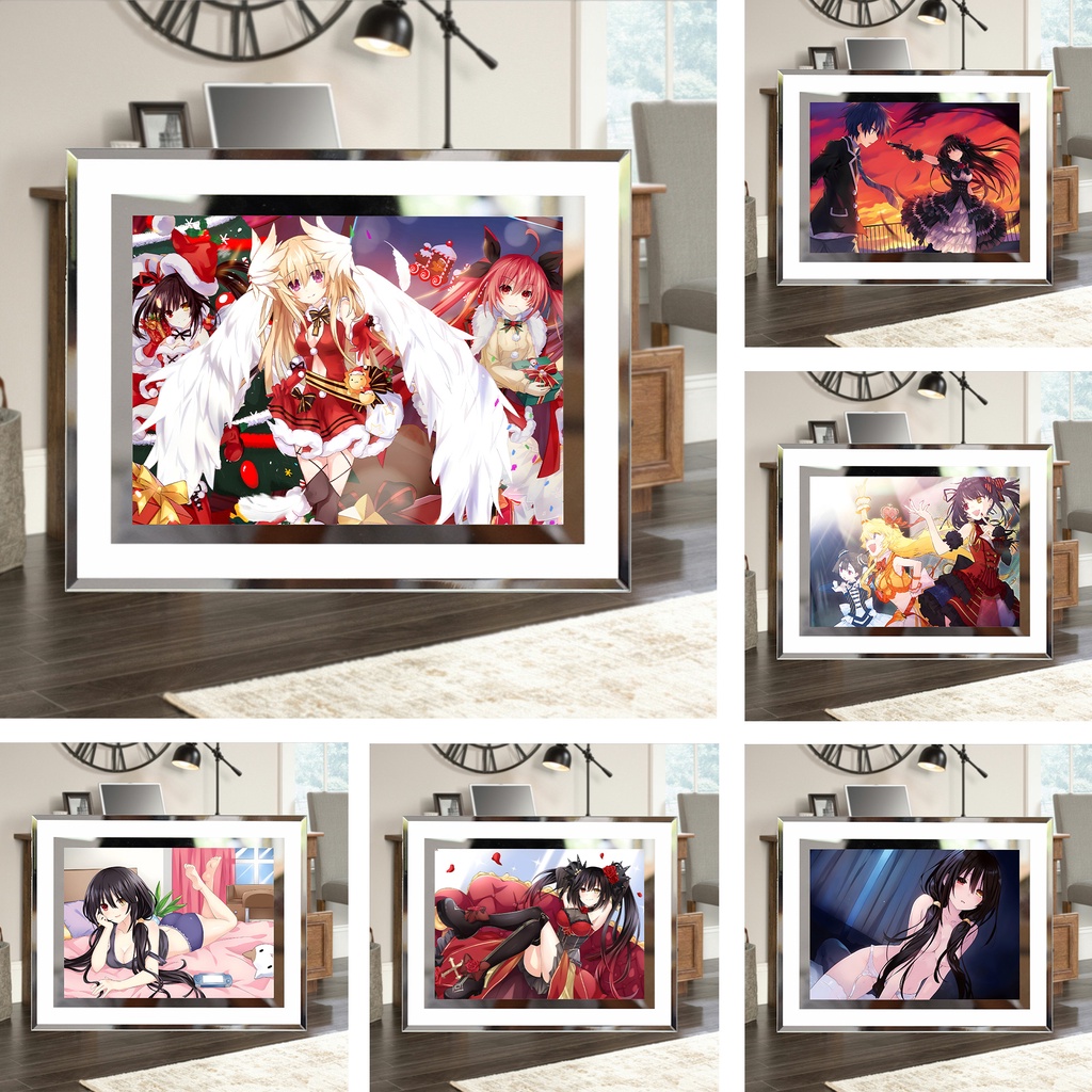 Khung kính Tokisaki Kurumi (13) Anime Manga Light Novel Date A Live - để bàn by 2D Tộc Shop