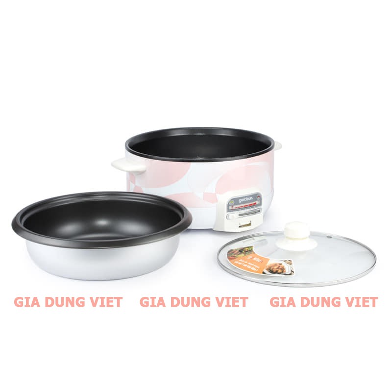 NỒI LẨU ĐIỆN ⚡️𝐅𝐑𝐄𝐄 𝐒𝐇𝐈𝐏⚡️ ĐA NĂNG GOLDSUN CF1201GTB