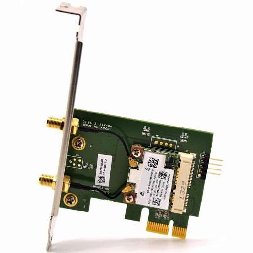 Adapter Chuyển Card WiFi Laptop Thành Card WiFi Máy Bàn (m-pcie / ngff m.2 to PCI-e 1x)