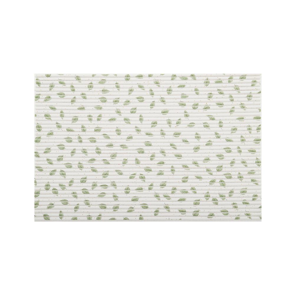 HomeBase MOYA Thảm xốp PVC AM8089BSA LEAVE W65xD0.45xH40 Cm màu xanh lá cây
