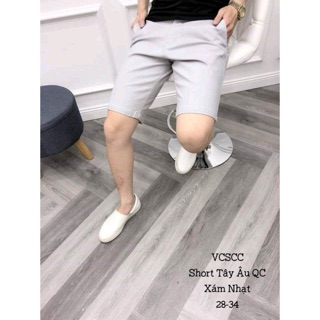Quần short âu nam chất vải quần âu cao cấp kate lạnh