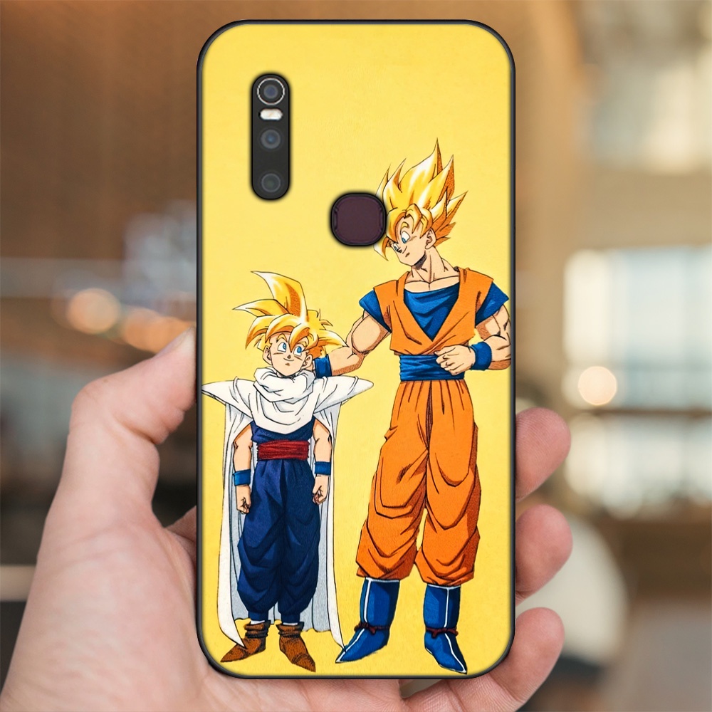Ốp lưng Vivo V15 viền đen in hình Gohan Dragon Ball