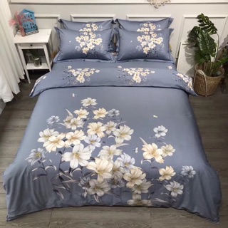 [HÀNG CAO CẤP] SET CHĂN GA GỐI COTTON LỤA HÀN QUỐC