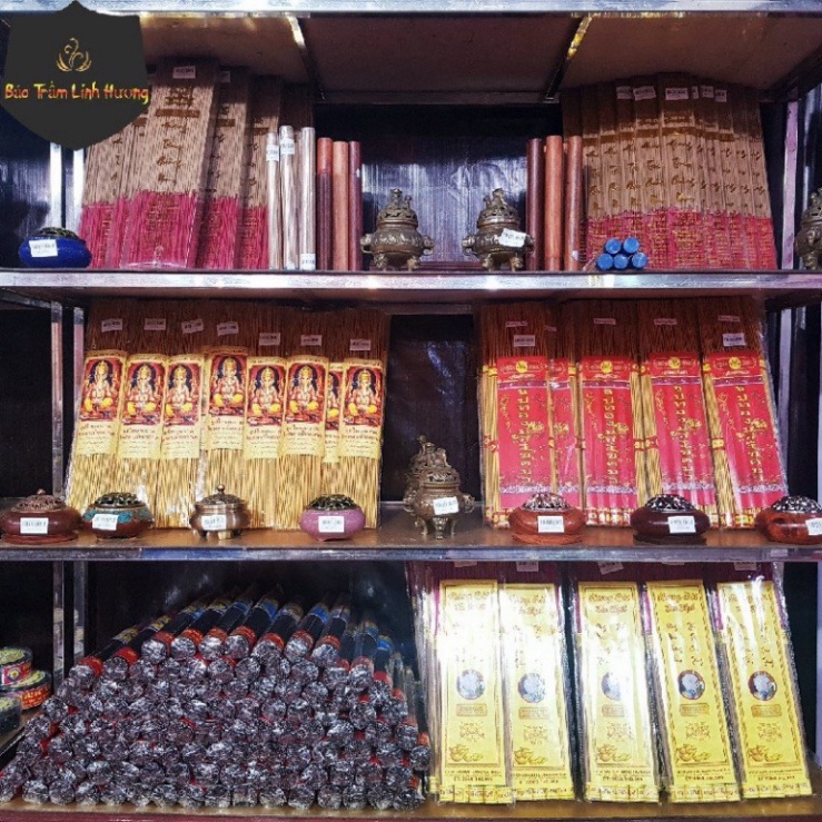 Hộp Nhang Trầm Hương Quảng Nam Cao Cấp - Hương Thơm Tự Nhiên Không Hóa Chất An Toàn Sức Khỏe Hộp 500Gr