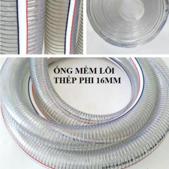 Ống nhựa mềm lõi thép phi 13mm - 16mm-19mm-25mm ống chuyên dẫn hóa chất, dẫn dầu, hút thổi liệu, dẫn nước áp lực cao