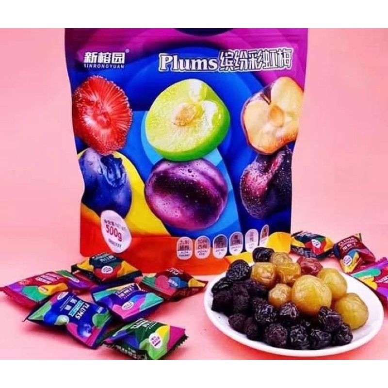 Ô mai mix 9 vị quả to gói 500g