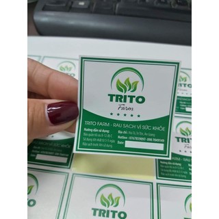 TEM NHẢN DÁN IN THEO YÊU CẦU