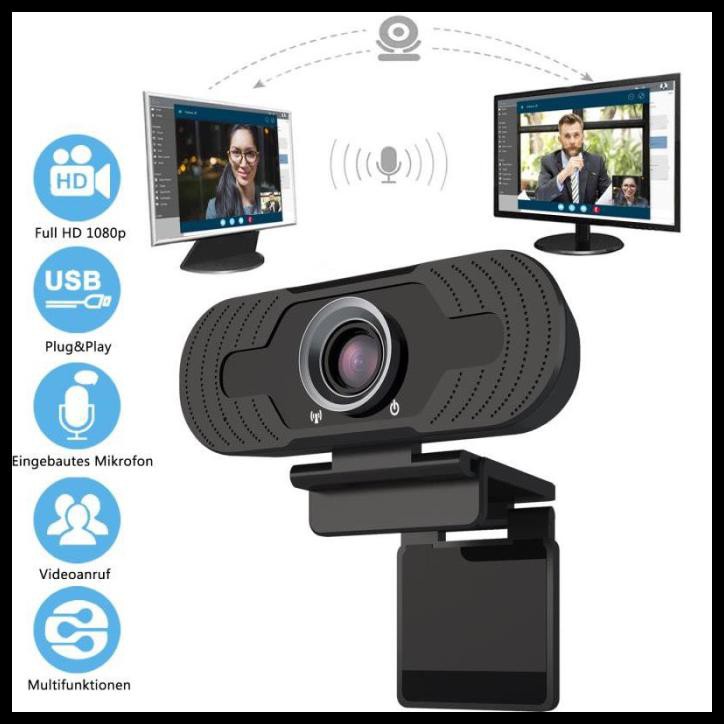 Webcam Hd 1080p Usb Pc / Tv Box / Mini Có Mic Cho Live Steam