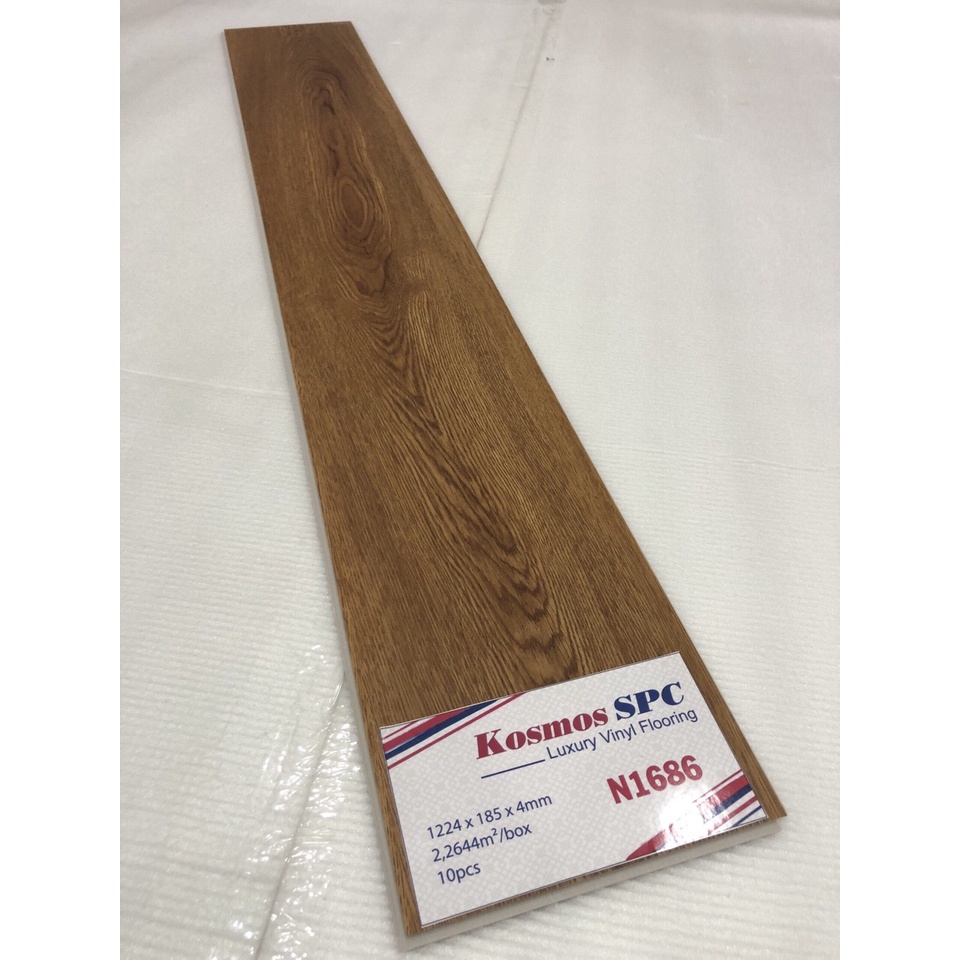 Sàn nhựa hèm khóa Kosmos SPC N1686, dày 4mm,  nhận thi công