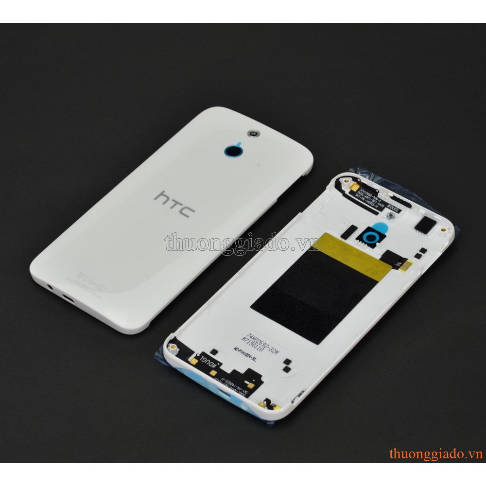 THAY THẾ NẮP LƯNG HTC ONE E8 BẢN 2 SIM MÀU TRẮNG (NẮP ĐẬY PIN, VỎ)
