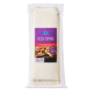 Phô mai pizza topping hiệu Emborg 2.5kg (giao nội thành tp Hồ Chí Minh)