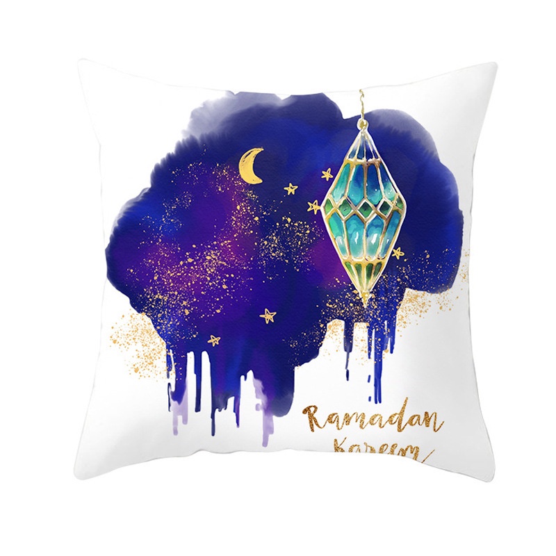 Vỏ Gối Vuông In Hình Tranh Màu Nước Phong Cách Thời Trang Độc Đáo