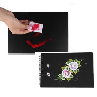 Bảng đen tập vẽ nail chuyên dụng (29,8x21cm) - Dễ dàng vệ sinh sau khi vẽ