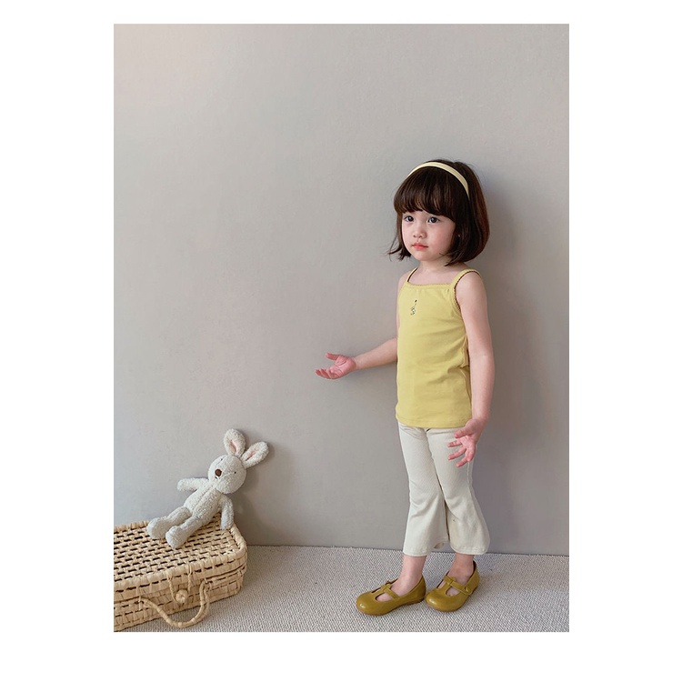 [Babycat] Hàng Có Sẵn Quần Ống Loe Mỏng Vừa Vặn Phong Cách Nhật Bản Hàn Quốc Nhật Bản / Hàn Quốc Thời Trang Mùa Hè 2022 Mới Cho Bé Gái