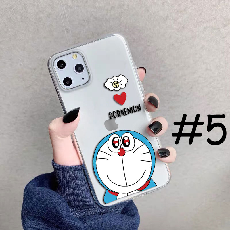 1Ốp lưng TPU mềm Oppo A71 A73 A77 A83 A1 F5 Doraemon Two hoa văn