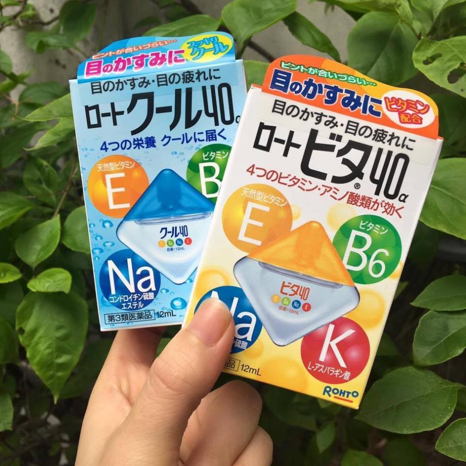 Nhỏ Mắt Rohto Nhật Bản Vita 40 Bổ Sung Vitamin 12ml