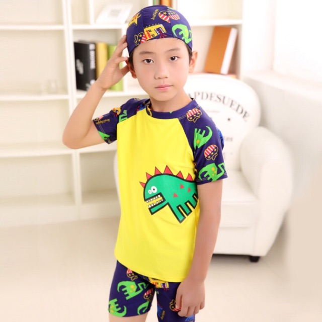 Bộ bơi bé trai khủng long