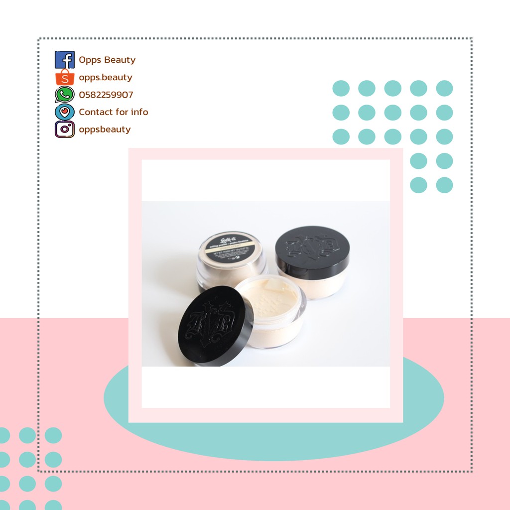 [Kat Von D] Phấn phủ kiềm dầu dạng bột Kat Von D Lock-It Setting Powder