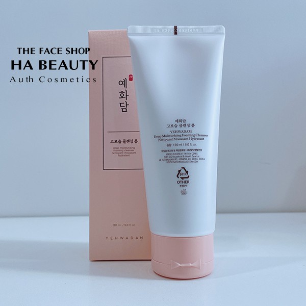 Sữa rửa mặt cấp ẩm chống lão hóa sạch sâu The Face Shop Yehwadam Deep Moisturizing Foaming Cleanser 150ml dưỡng ẩm sâu