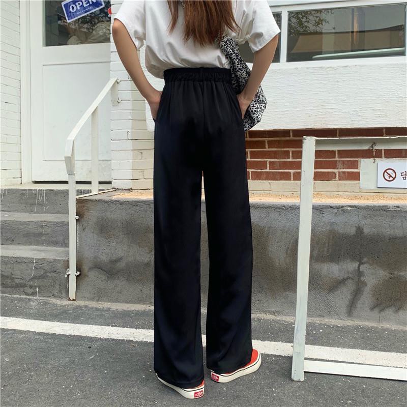 Quần Dài Lưng Cao Ống Rộng Phong Cách Hàn Quốc Cho Nữ | BigBuy360 - bigbuy360.vn