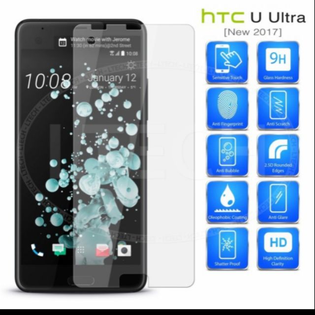 Kính cường lực HTC U Ultra chính hãng