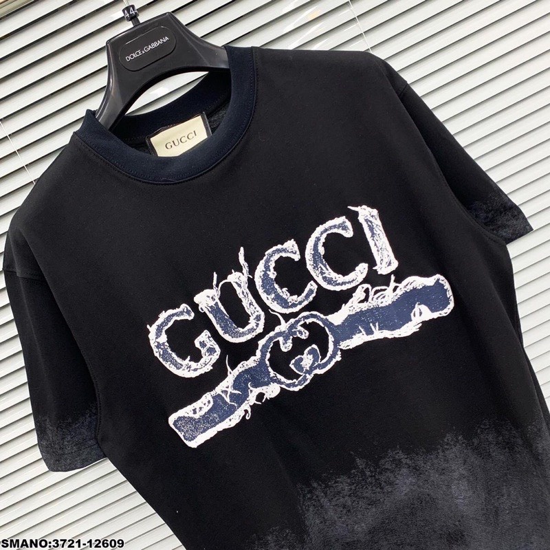 Áo thun Gucci Loang nam nữ, Áo Phông gucci chất cotton co dãn thoáng mát.
