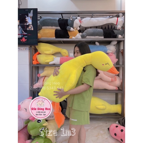 Gấu Bông Vịt Vàng Trầm Cảm Siêu Hot size To 1M/1M3/1M6