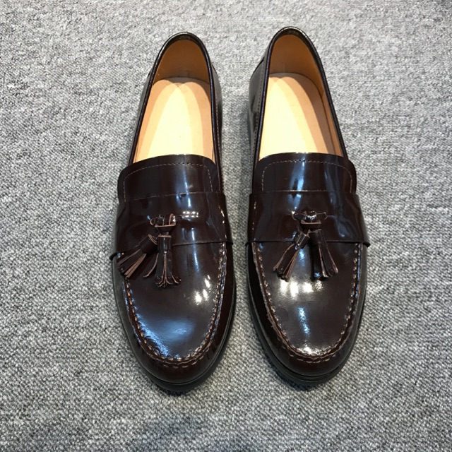 Giầy lười da bò
