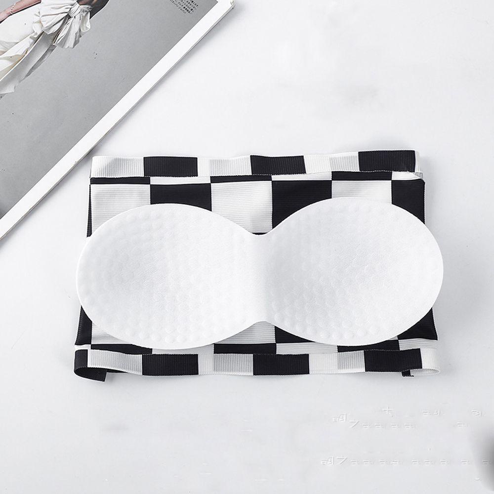 OCEANMAP Áo Lót Lụa Quấn Ngực Tàng Hình Hở Lưng Đơn Giản Thời Trang Cho Nữ