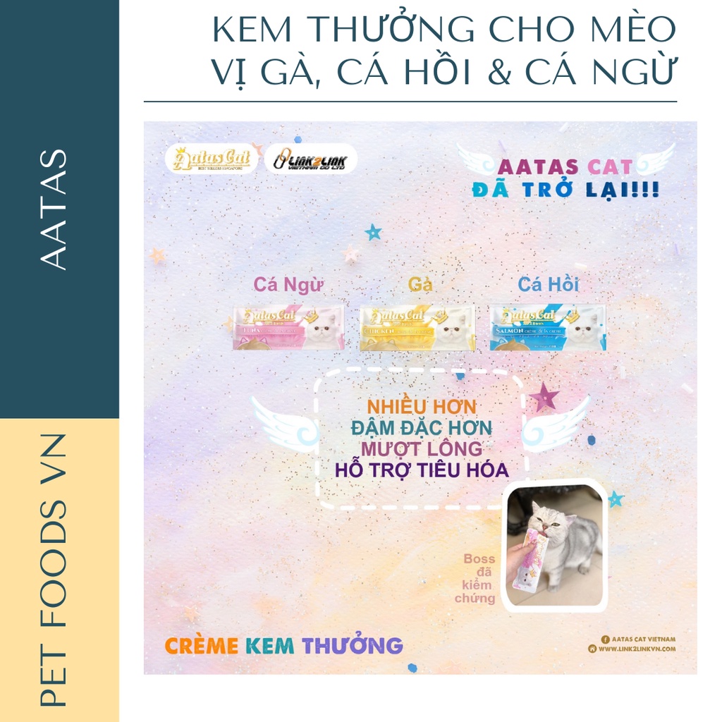 Kem thưởng cho Mèo AATAS CAT 16g