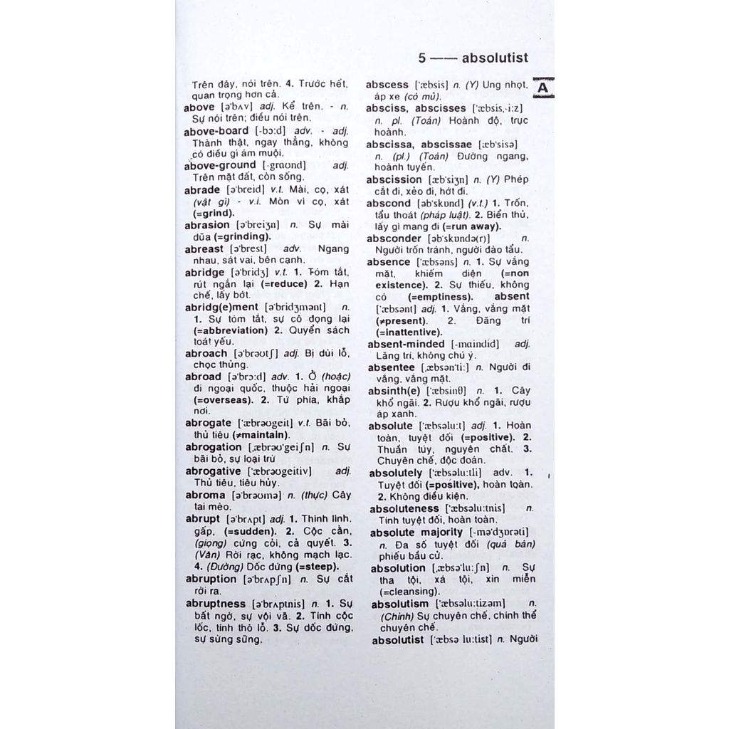 Sách Từ Điển Anh - Việt Khoảng 299.000 Từ