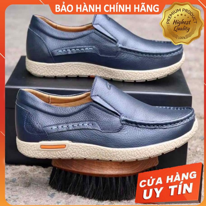 GIÀY LƯỜI DA BÒ CLARKS XANH MẪU MỚI 2021 NHẬP KHẨU FULLBOX