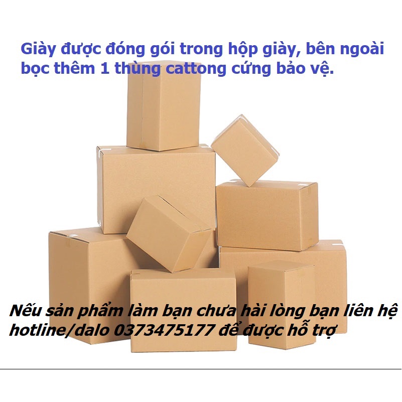 Giày Con vớt cao thấp cho nam nữ (Tặng kèm Box, tất khử mùi, đóng hộp cattong bảo vệ)