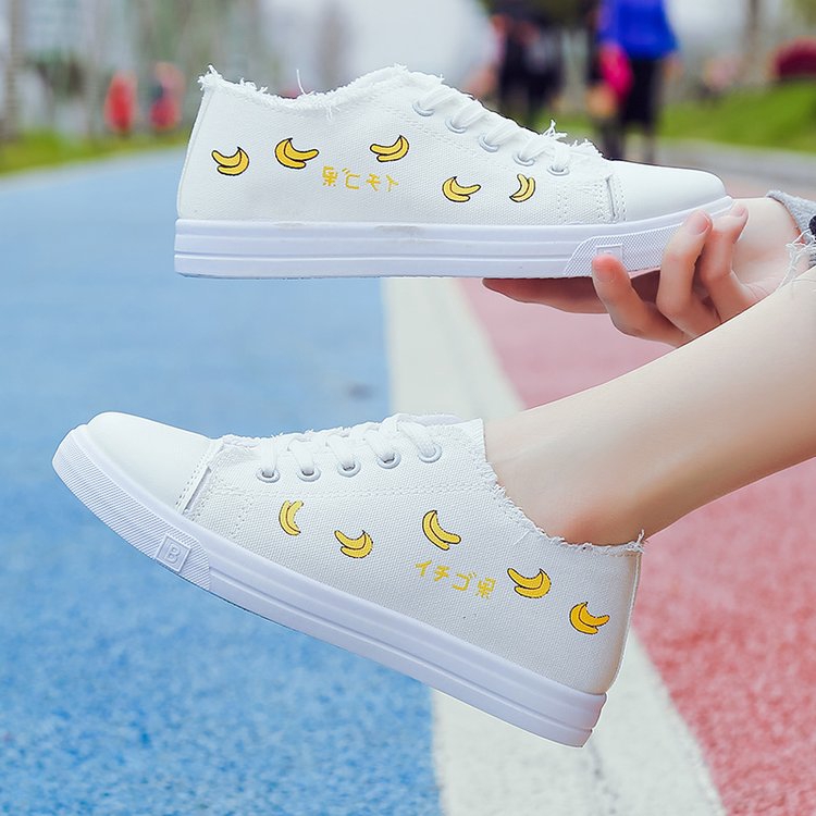 Giày Thể Thao Trắng Thoáng Khí Năng Động Hợp Thời Trang Cho Bạn Gái | BigBuy360 - bigbuy360.vn