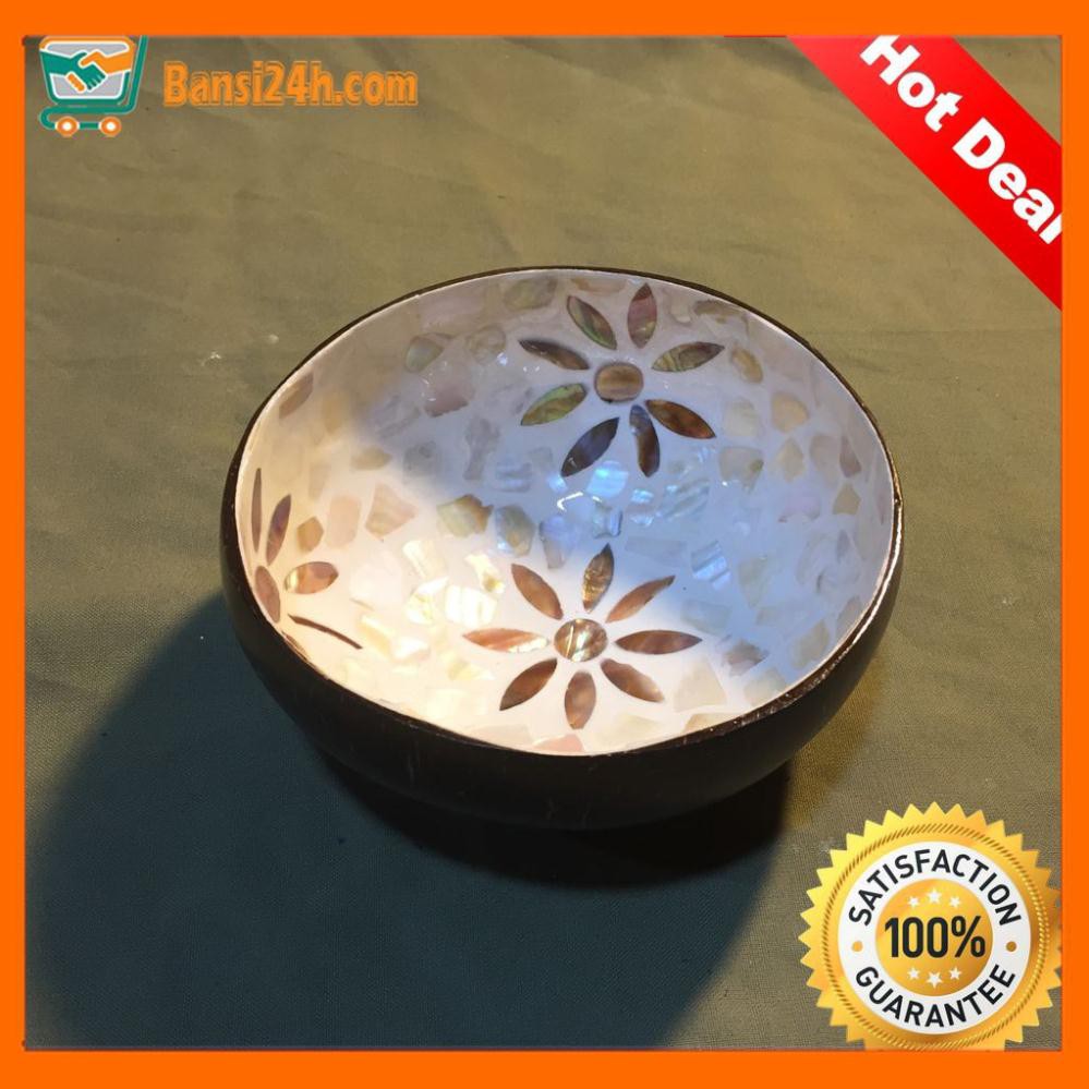 Bát dừa sơn mài khảm trai cao cấp, Gáo dừa thủ công mỹ nghệ, Coconut Bowls