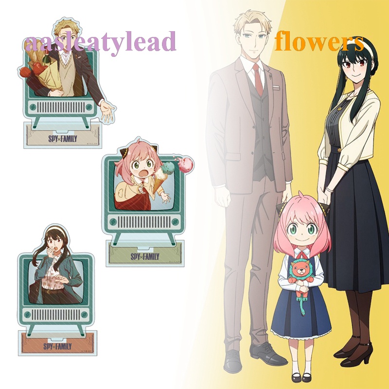 Giá Đỡ Trưng Bày Hoa Nhân Vật Anime Spy×Family Bằng Acrylic