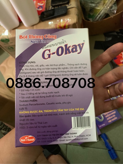 Bột Thông cầu ,cống GOKAY