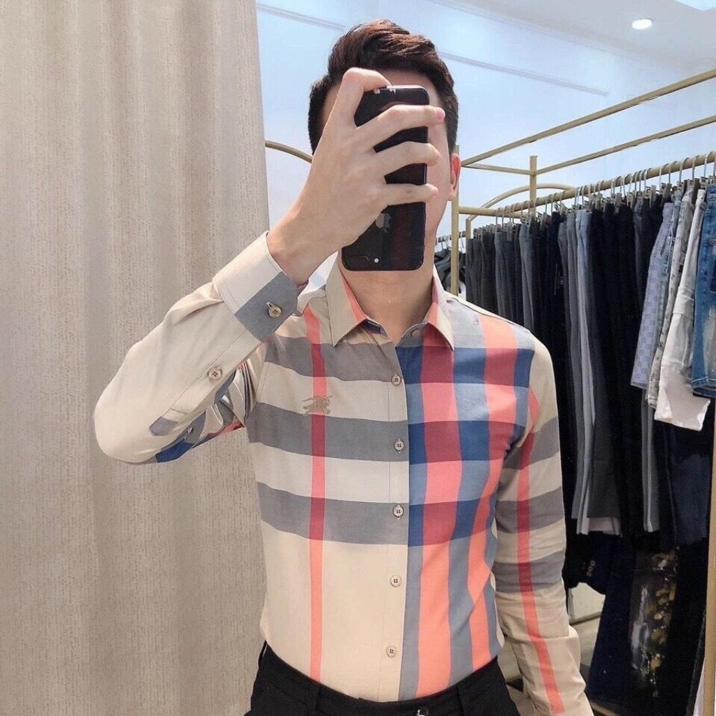 Áo Sơ Mi Nam Caro BBR Màu Vàng Cam Mới (𝐇𝐚̀𝐧𝐠 𝐋𝐨𝐚̣𝐢 𝟏) | BigBuy360 - bigbuy360.vn