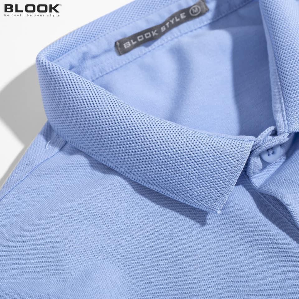 Áo polo nam  cổ bẻ vải thun cá sấu cotton co giãn tốt phối sọc 2 màu trẻ trung, xuất xịn mã 33395 BLOOK | BigBuy360 - bigbuy360.vn