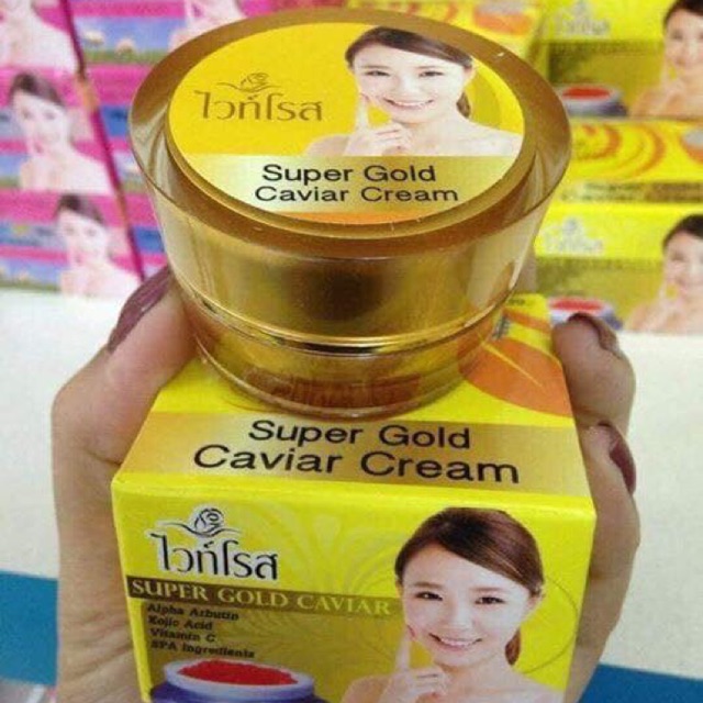 Kem dưỡng trắng da Face Super Gold Caviar Thái Lan