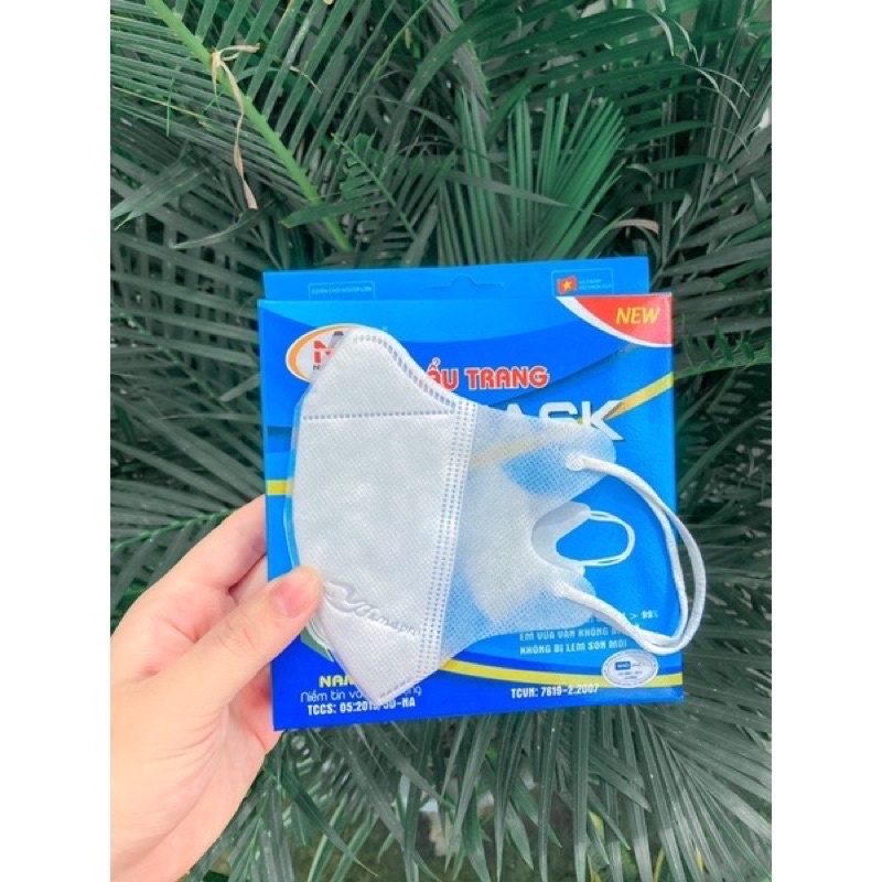 Sỉ 10 hộp (gồm 100 cái) khẩu trang 5D Nam Anh