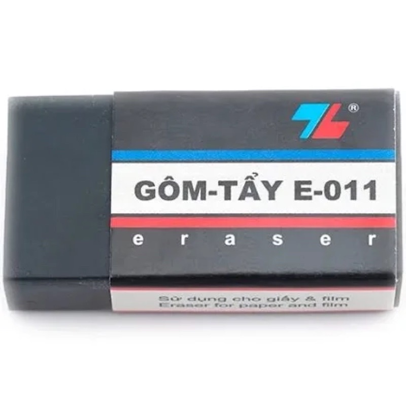 Gôm tẩy đen Thiên Long E-011 CHÍNH HÃNG