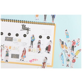 SET 40 STICKER RỜI DÁN HÌNH NGƯỜI