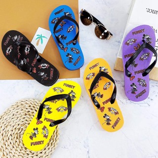 Dép xốp dâu tây dt002 đế cao 2cm nhiều màu