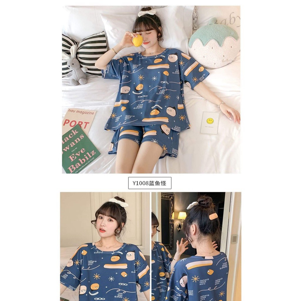 Đồ Bộ Nữ Đồ Mặc Nhà Đồ Ngủ Mùa Hè Tay Ngắn Đủ Size - Đồ Bộ Dễ Thương Nhiều Mẫu Nhiều Hình BTTL104 | BigBuy360 - bigbuy360.vn