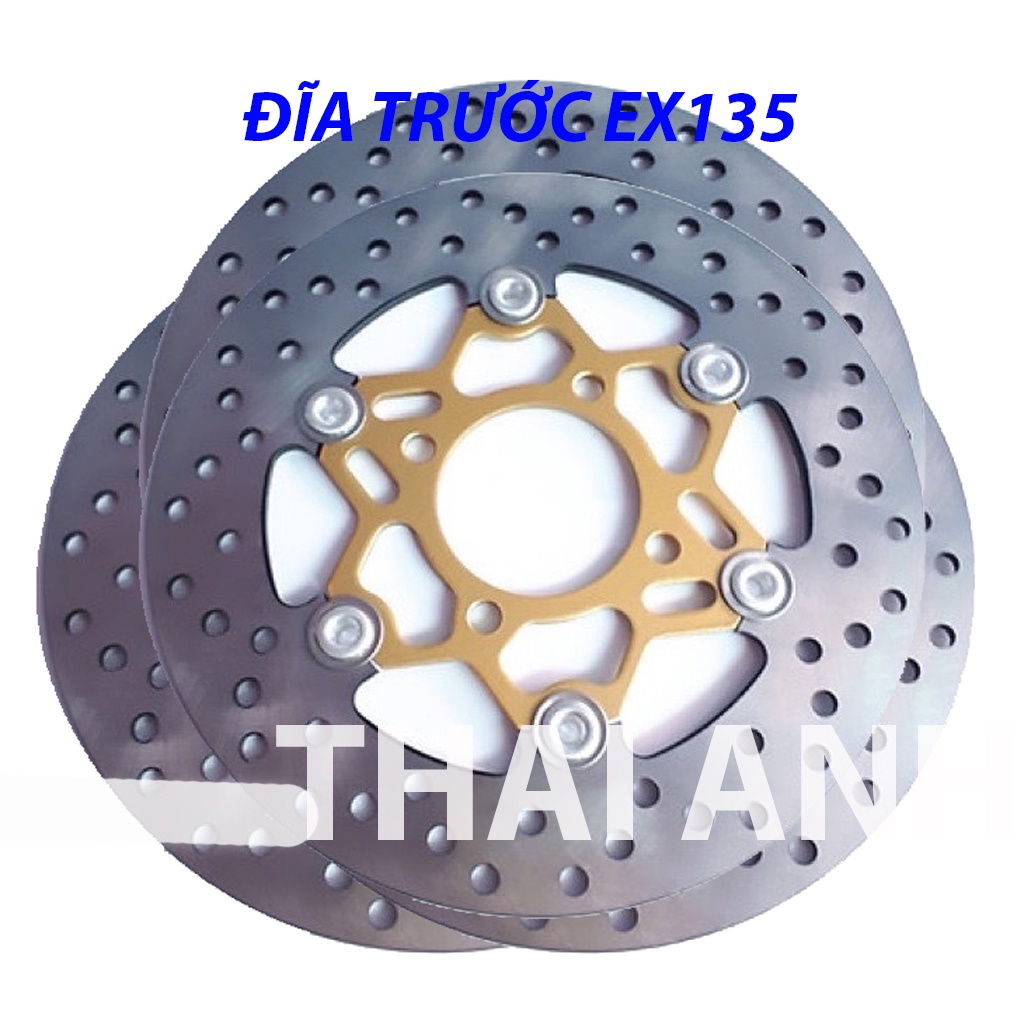 Đĩa Thắng Trước Exciter135 Hàng Chuẩn Cao Cấp Mẫu Zin Exciter 135 MTS