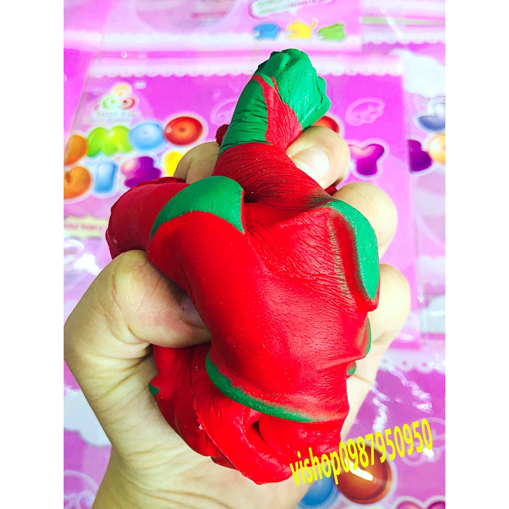 Squishy Lớn JUMBO Hình QUẢ THANH LONG Đồ Chơi Xốp Giảm Stress Hình mềm mịn dễ Thương đàn hồi Cho Bé